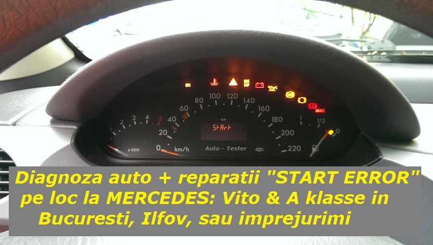 Start Error Mercedes resetare programare anulare imobilizator / cheie