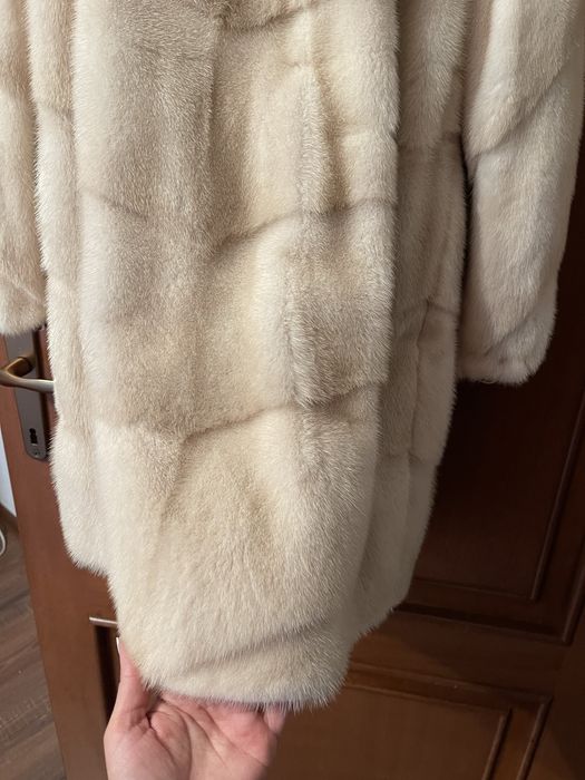 Haina de blana de vizon, luxury
