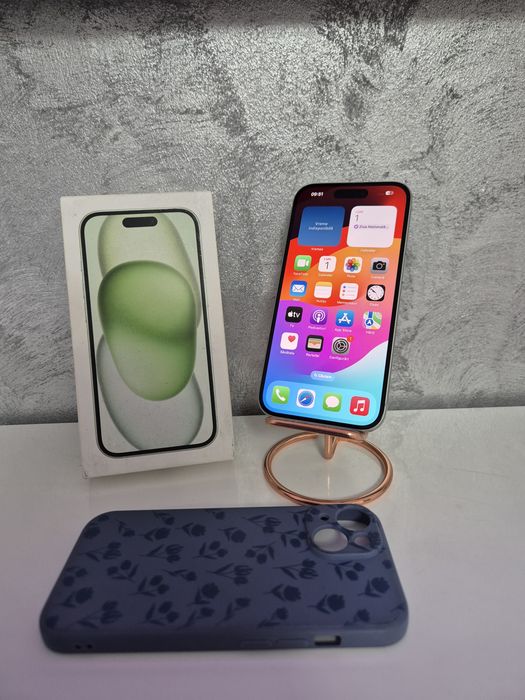 IPhone 15 100% bateria 0 cicluri !