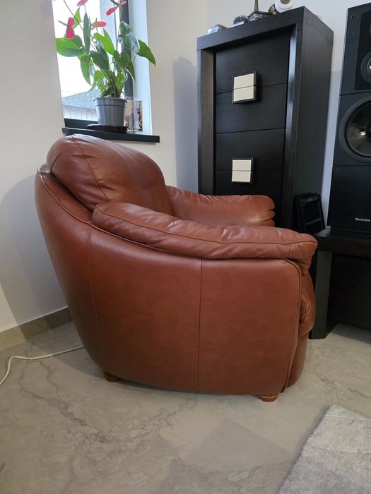 Canapea si fotolii piele naturală