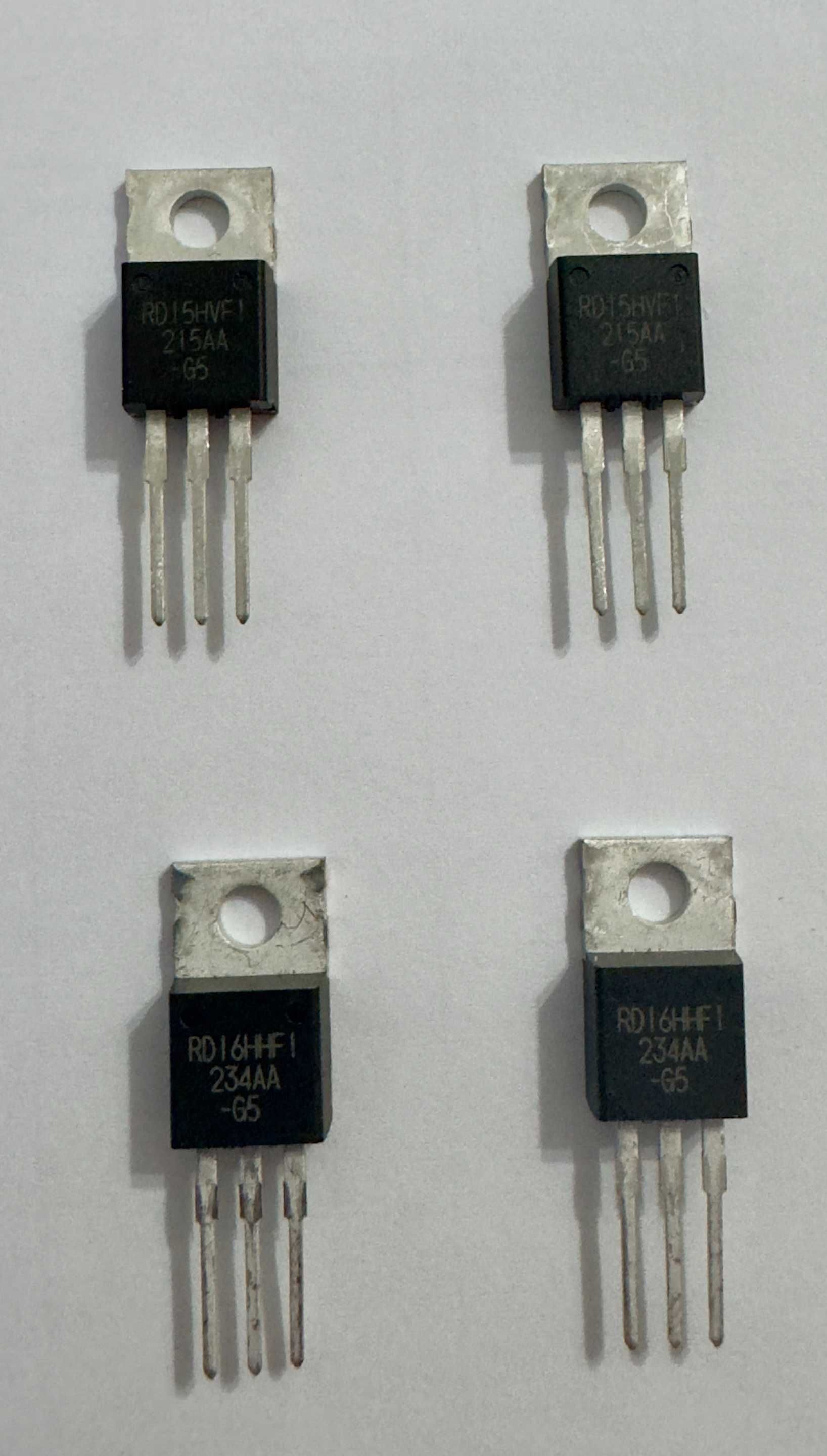 Tranzistoare MOS-FET RD15HVF1 si RD16HHF1 - finali statii radio