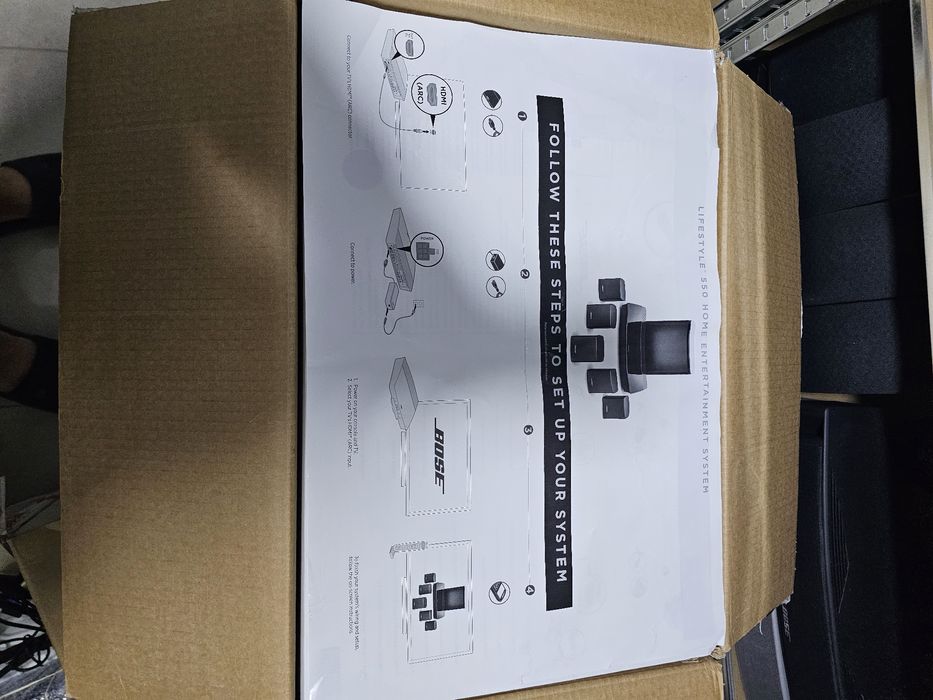 Sistema home cinema Bose lifestyle 550