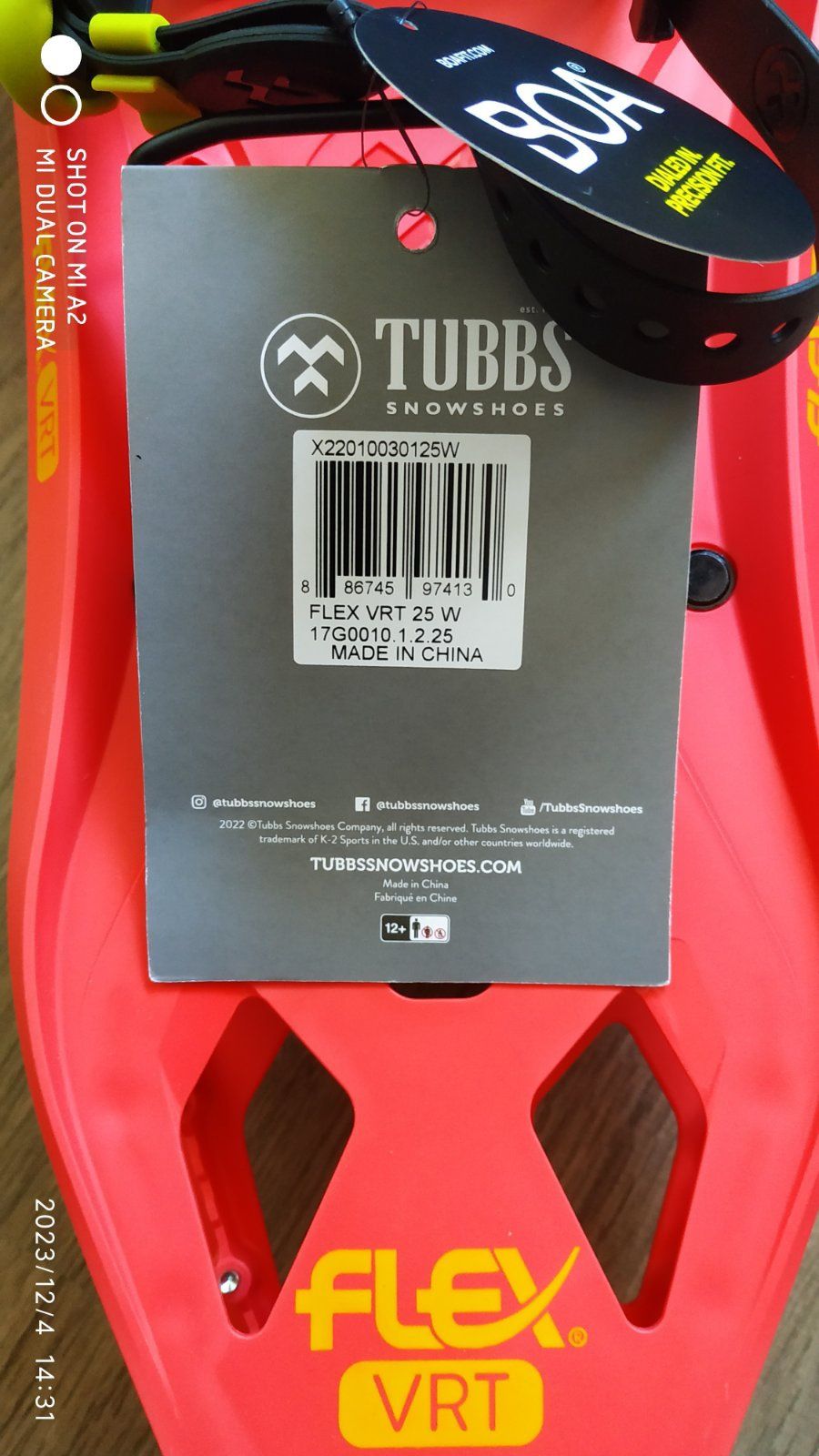 Tubbs Flex VRT 25 W