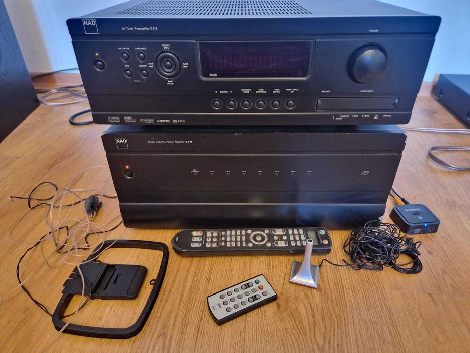 Aproape 50 kg de NAD Power! Amplificator NAD T975 + Preamplif NAD T175