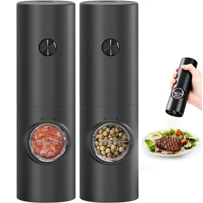 Регулируема електрическа мелничка за черен пипер, мелачка на пипер