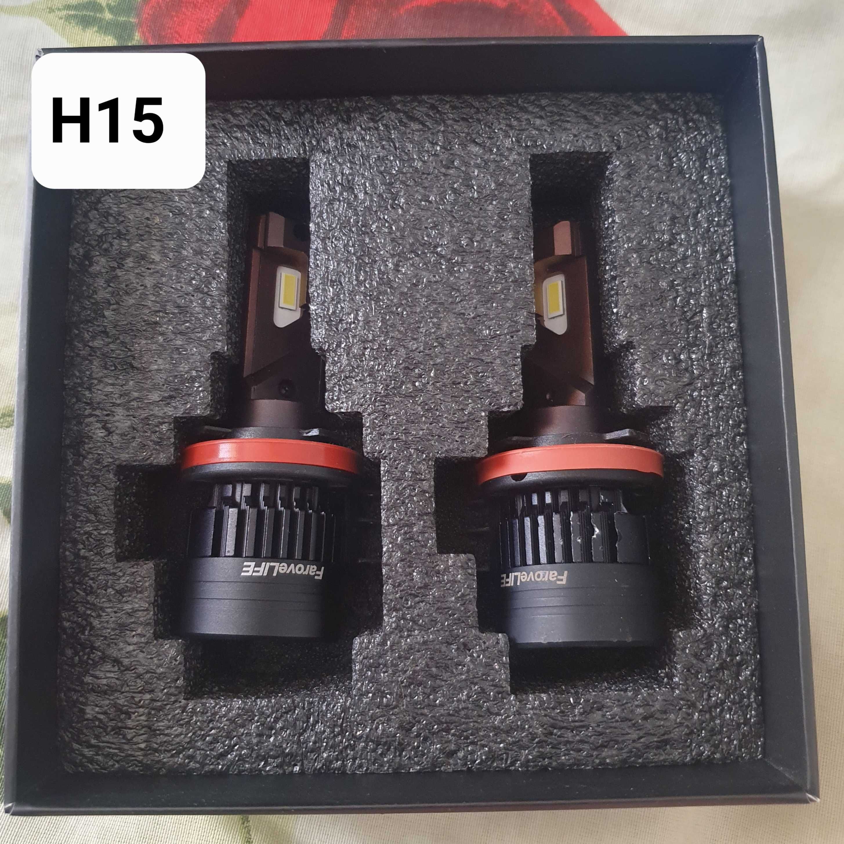 Продавам LED крушки H15, H11, H7