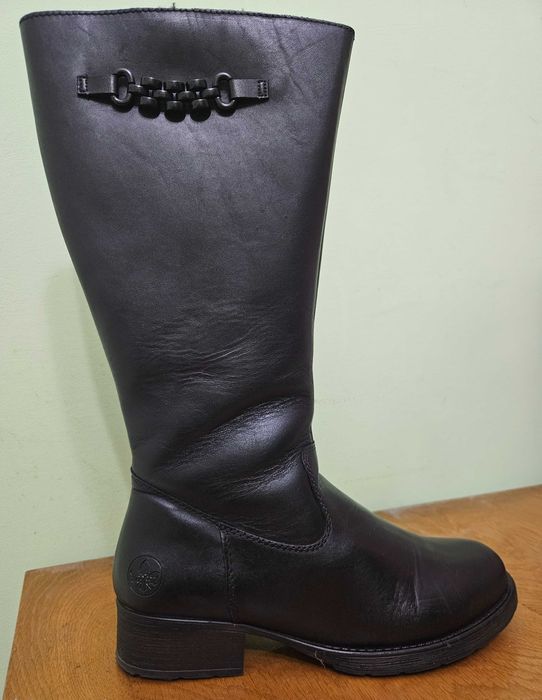 Cizme de piele naturală Rieker