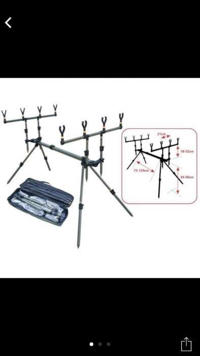 Rodpod 4 Baracuda Full Echipat pt 4 lansete ( 4 Swingeri 4 senzori )