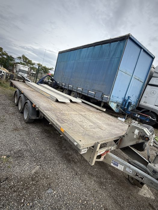 Remorca platforma utilaje ifor williams 5.5 metri lungime
