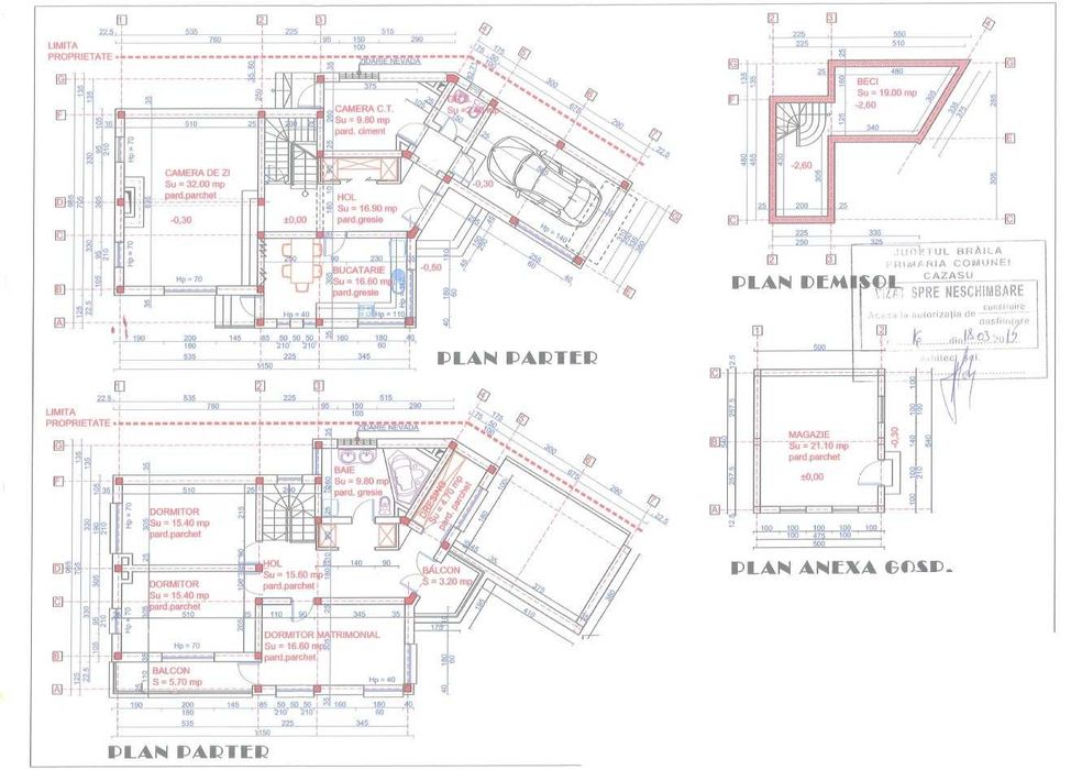 Vila Superba Complet Mobilata si Utilata In Cazasu cu teren de 1190mp
