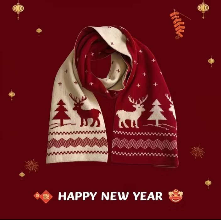 Новогодние шарфы