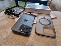 Vând schimb Iphone 15 PRO, garanție Mai 2026, 90% baterie, impecabil.