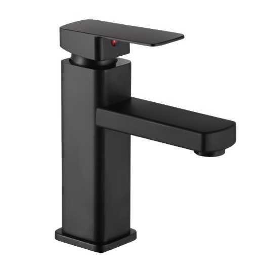 Baterie chiuveta baie 17.5 cm, monocomanda, otel inoxidabil si plastic