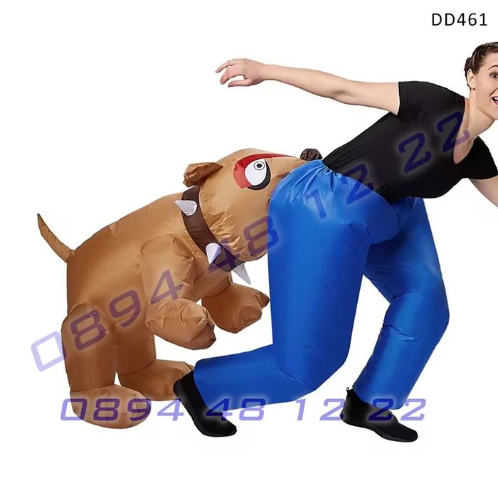 Надуваем парти костюм захапка куче облекло аниматор хелуин рожден ден