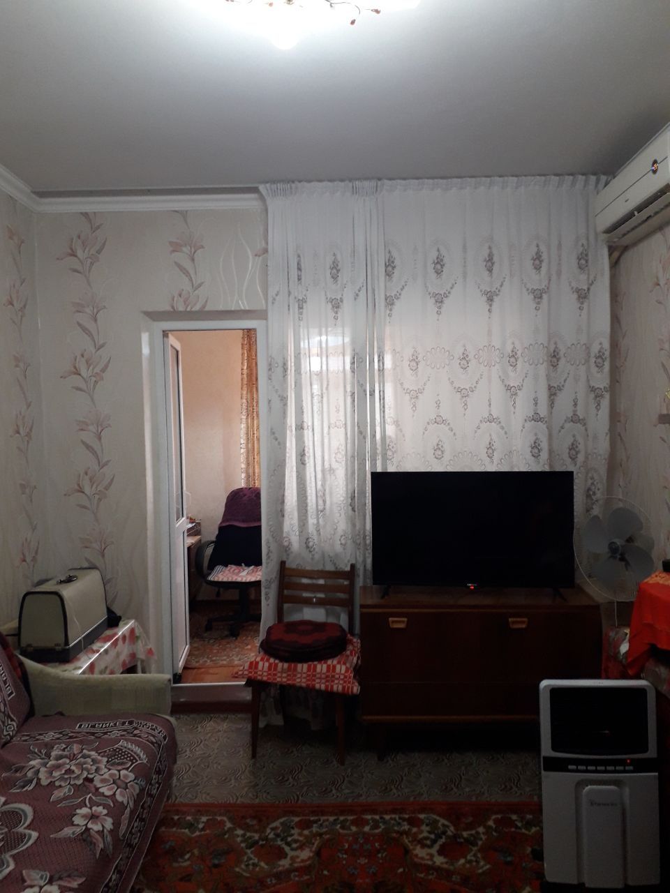 Продам дустлик1 1ком 3этаж 5этажки без ремонта бал2х6 45квадрата