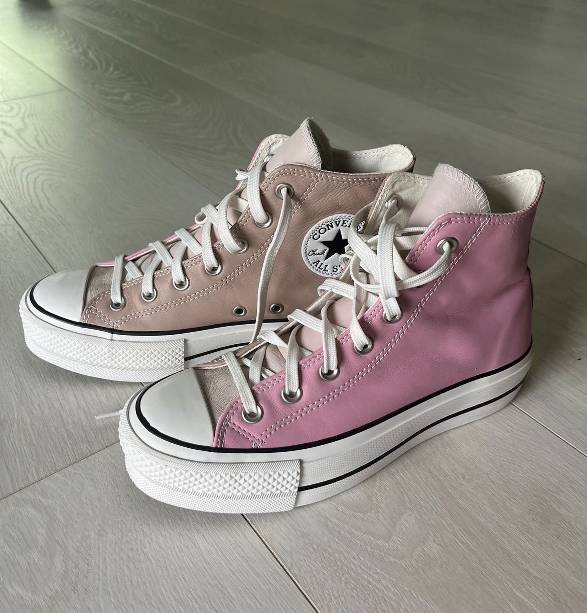Converse All Star pink&beije
