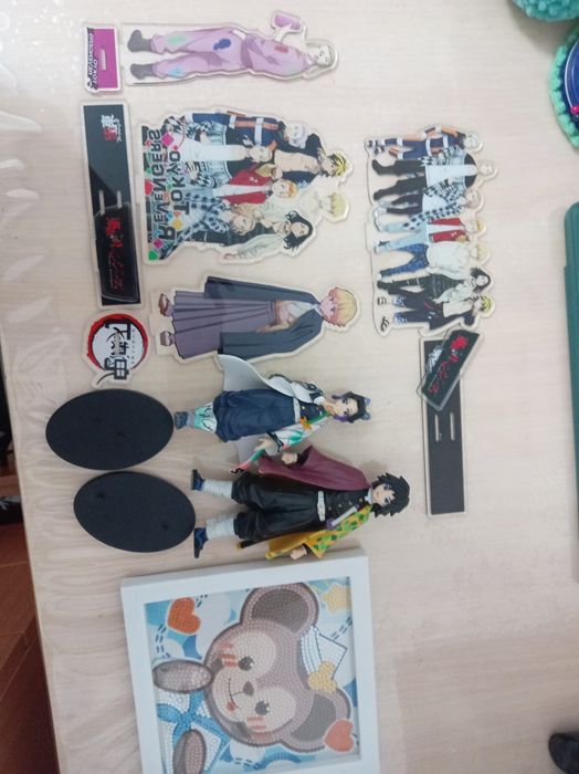 Аниме фигурки/акриловые стендики и готовая мини алмазная картинка