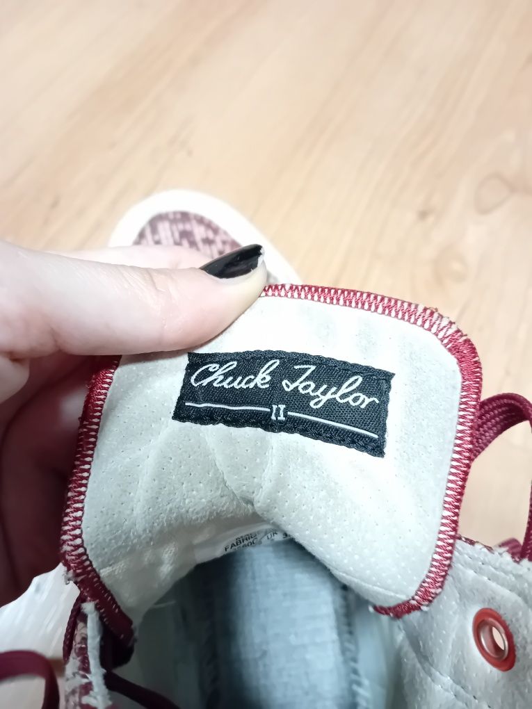 Converse червени кецове