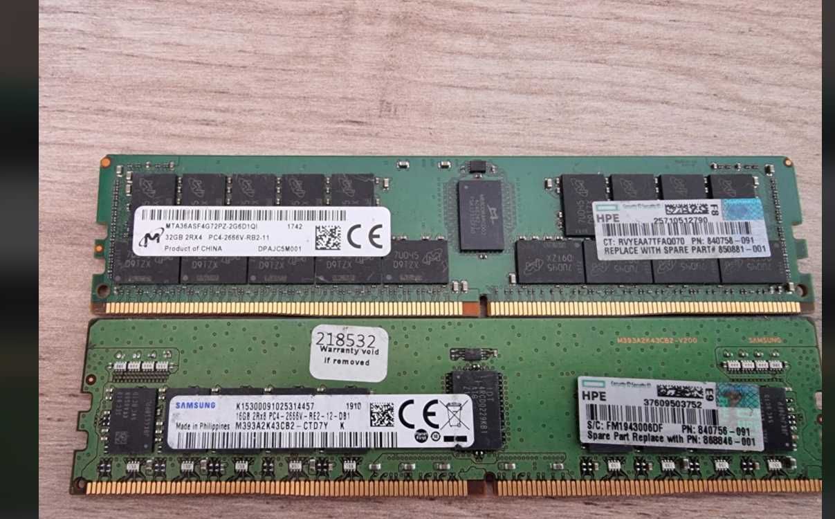 RAM Пъмет 16gb 32gb DDR4 2666mhz