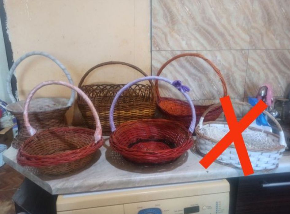 Корзинки для цветов и подарков