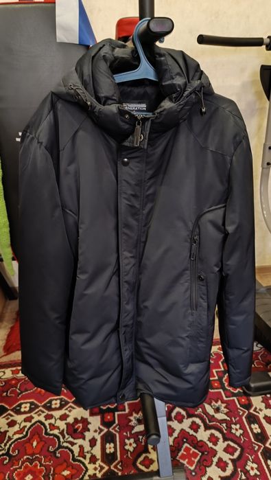 Продам новый пуховик зимний мужской чёрного цвета , производства Турци