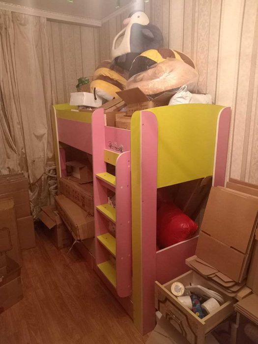 Недорого двухъярусная детская кровать Б/У