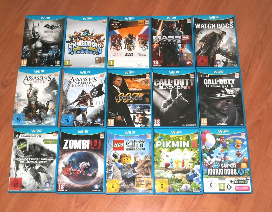 Pachet jocuri Nintendo Wii U originale (ca noi sau sigilate)