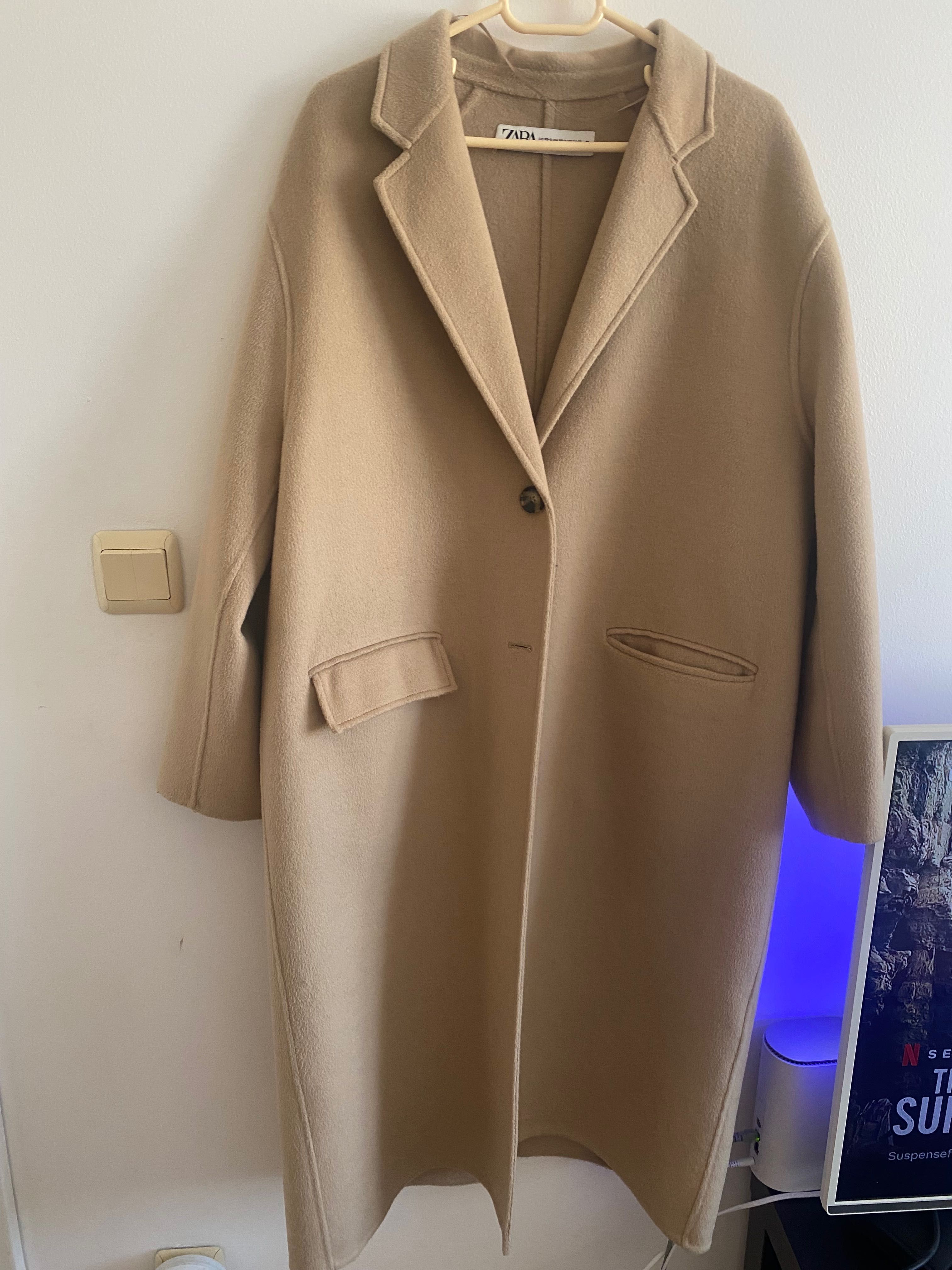 дамско вълнено палто Zara Xc-m