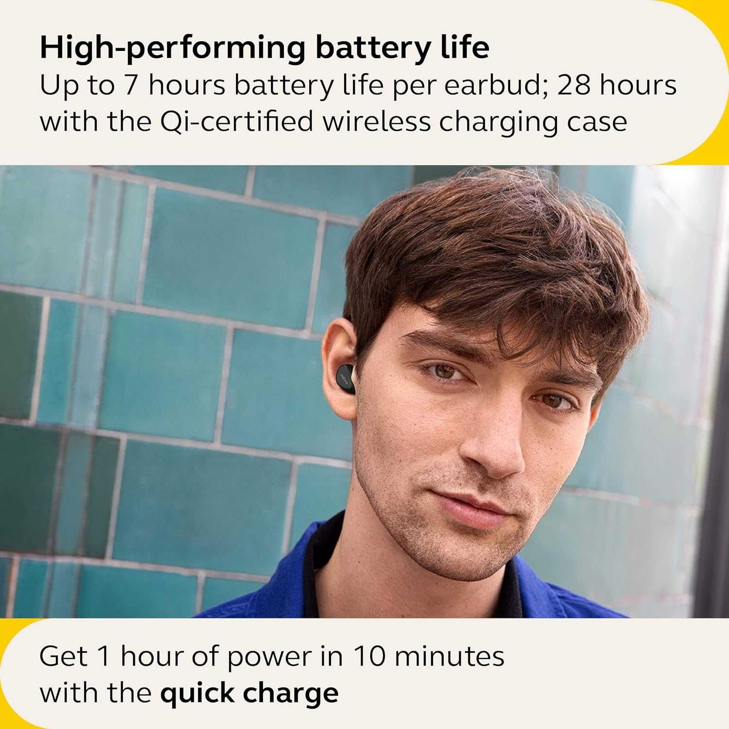 Безжични Bluetooth слушалки Jabra Elite 5 True Wireless In-Ear