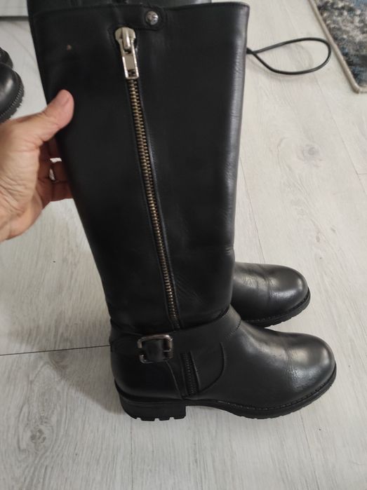 Cizme piele 36 lungi și îmblănite