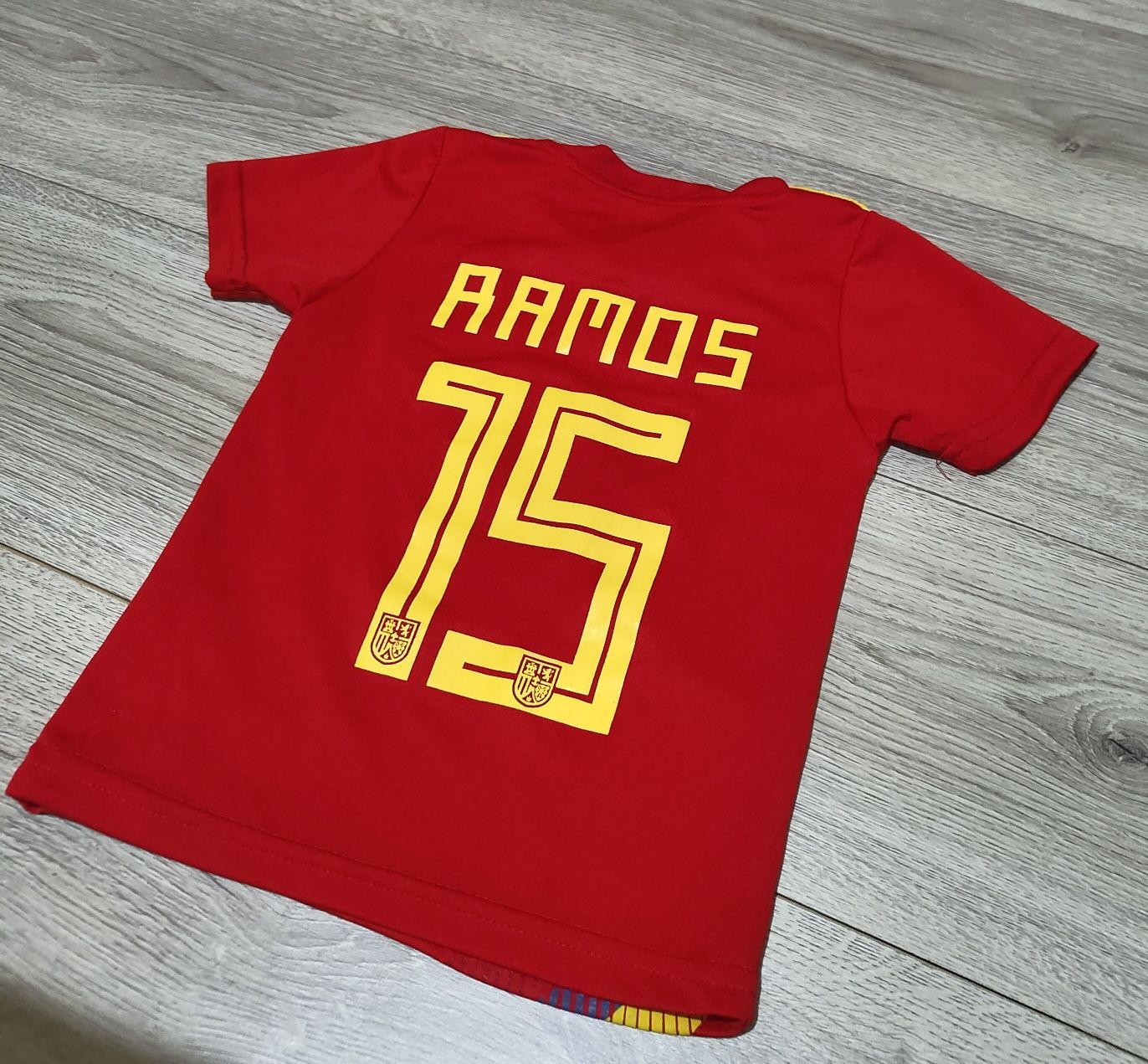 Детска тениска Испания , Spain, Adidas , Sergio Ramos