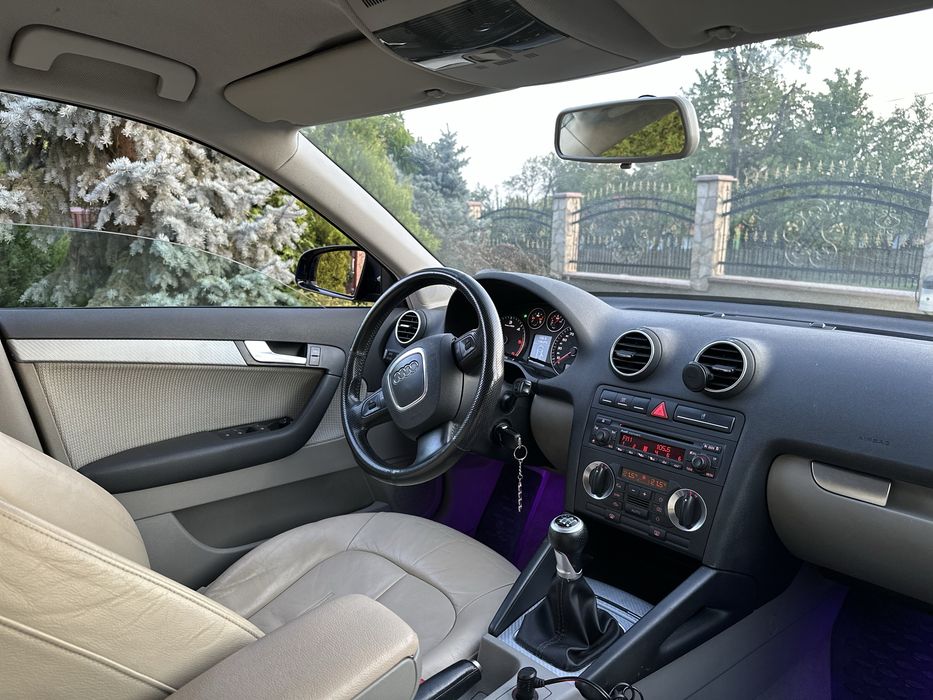 Audi a3 8p 1.9 bkc / Km reali / piele / led