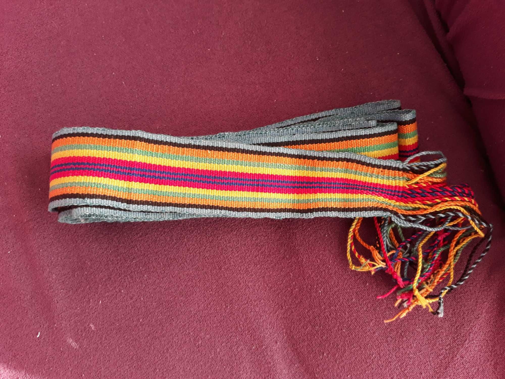 Автентични колани за народни носии, ръчно тъкани