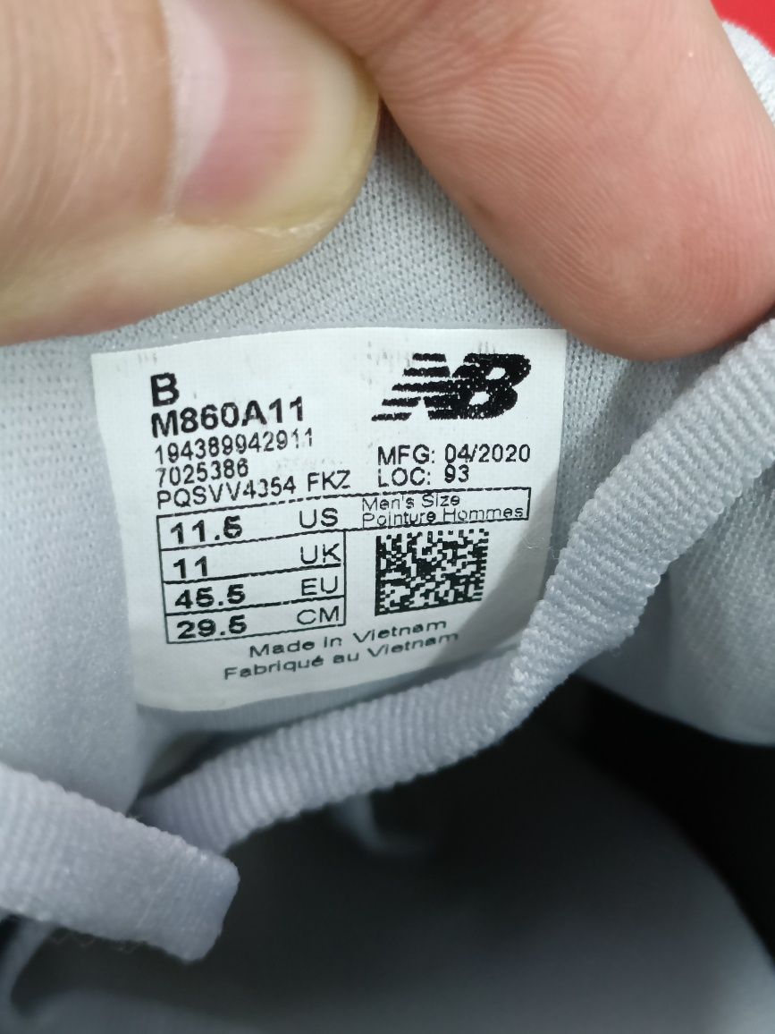 New Balance Fresh Foam M860A11 номер 45.5