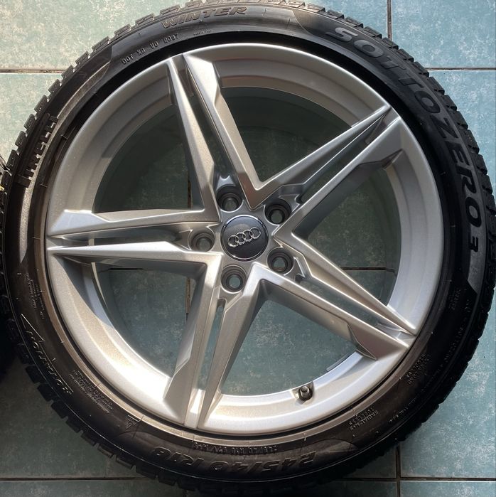 Jante aliaj R18 Speedline originale AUDI 245/40/18 Pirelli iarna