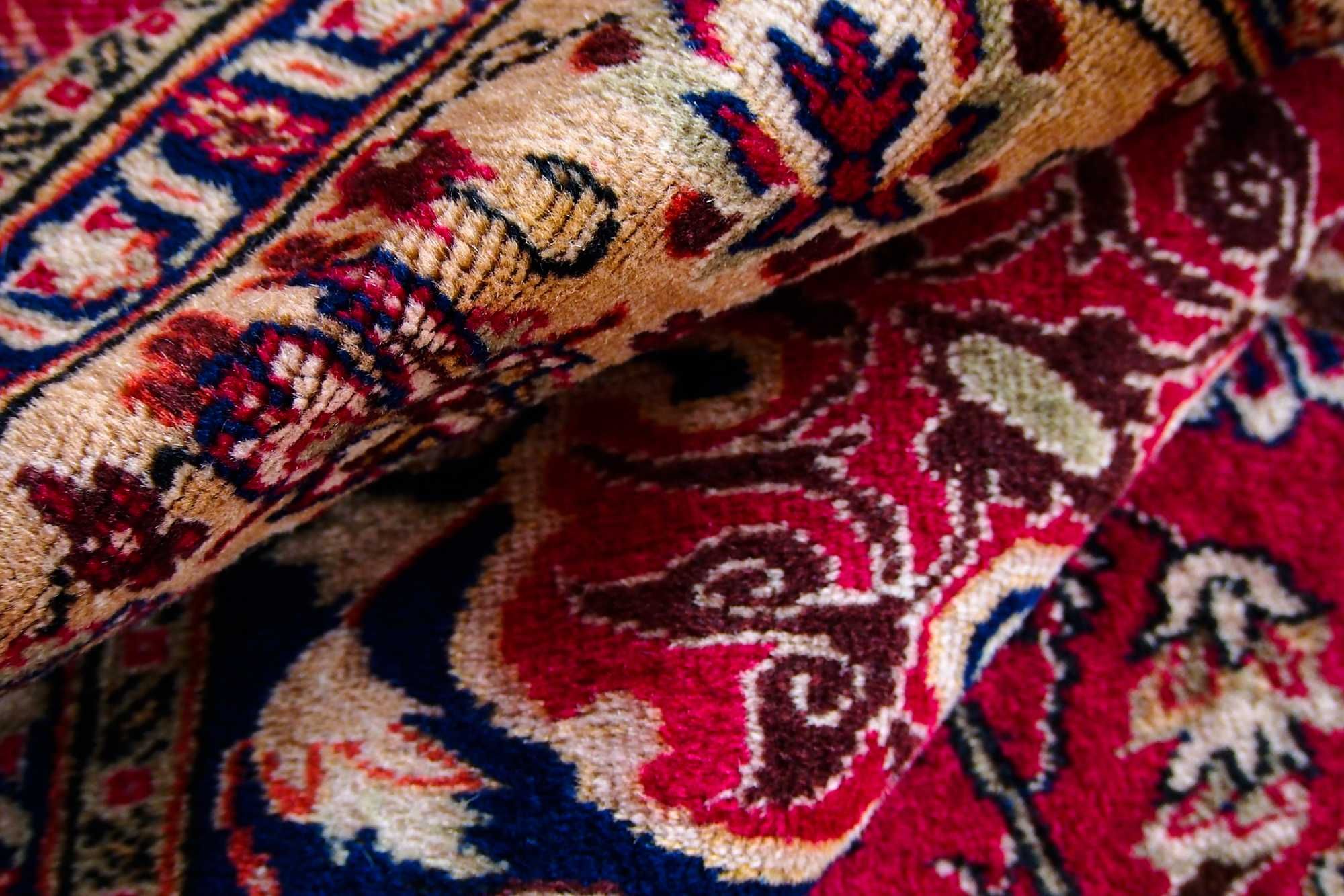 Covor persan (iranian) Isfahan (lana pe bumbac, manual 305x205cm)