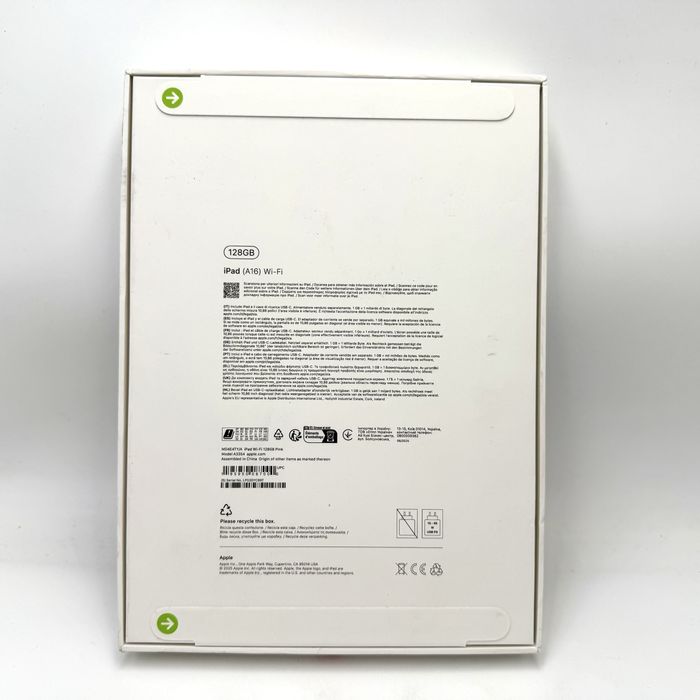  iPad 11th Generation (A16) Pink Wi-Fi 128GB