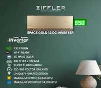 Кондиционер ZIFFLER SPACE GOLD DC 12 Inverter R32