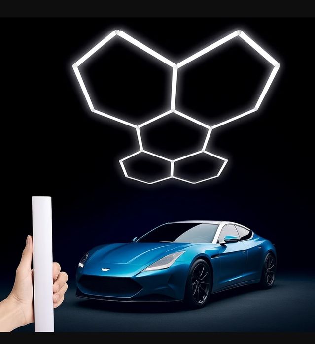 Lampa LED modulara Honeycomb Hexagon 2430x1660mm 192w 6500k