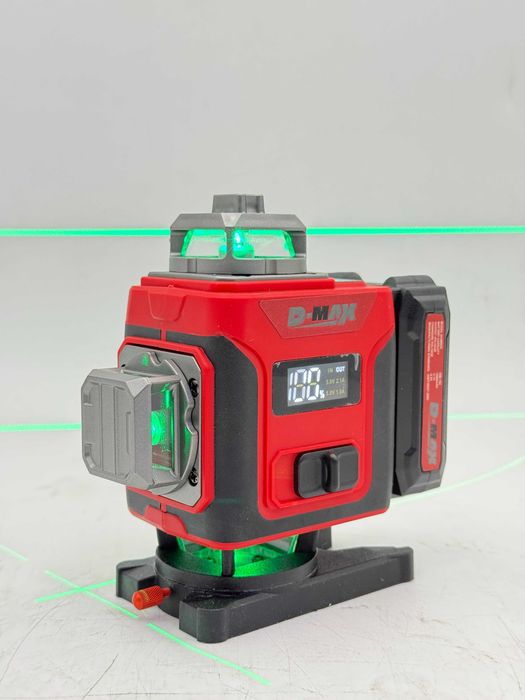 Лазерный уровень D-MAX DM-16X, 35 м, 515–16 нм, до 8 часов
