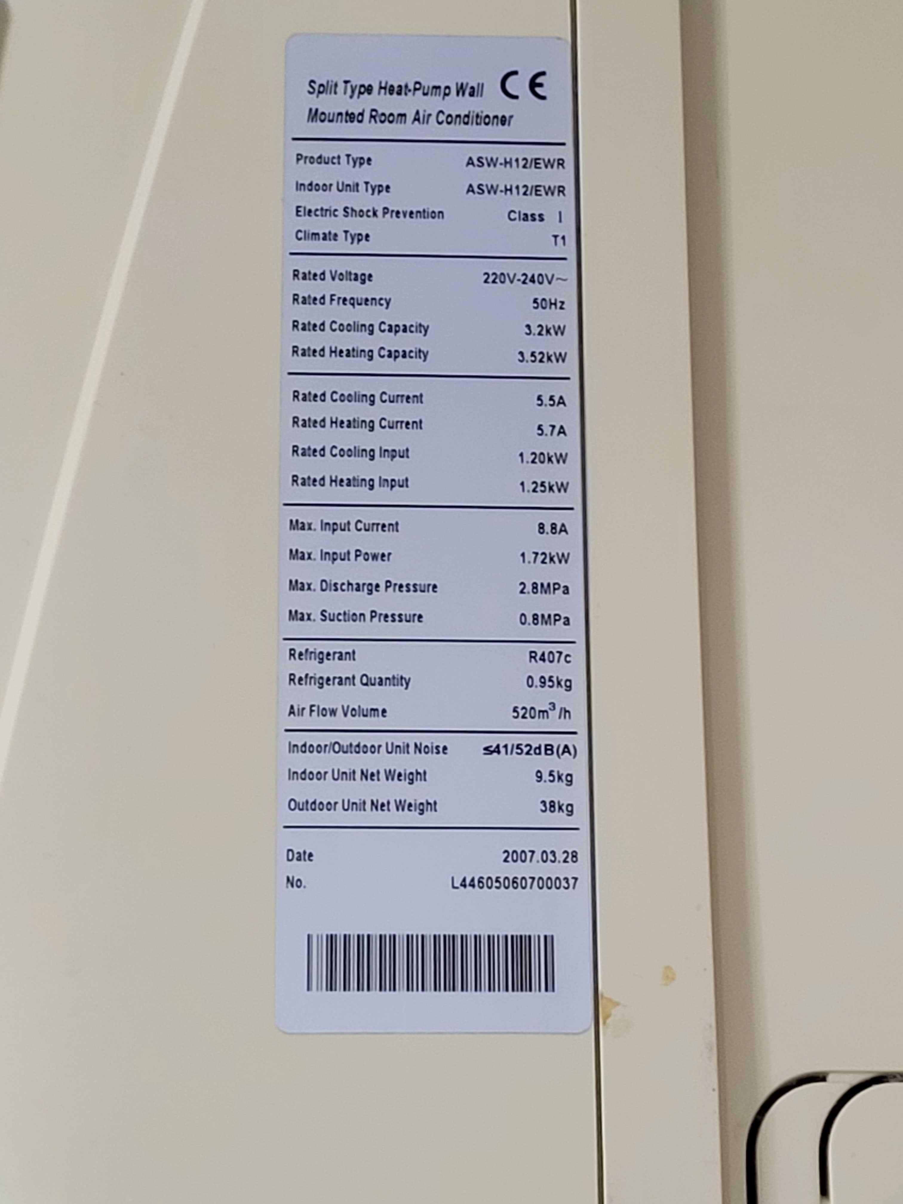 Aer conditionat aux 12000btu
