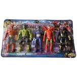 Set Avengers 5 Figurine SpiderMan,Captain America,Hulk,Iron Man,Kronos