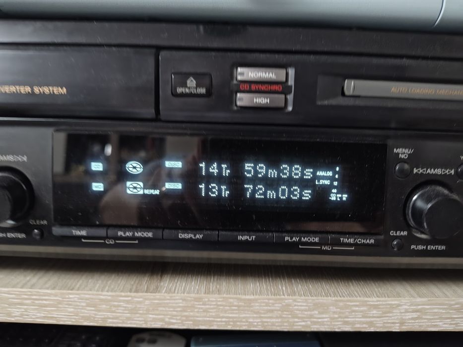 Vand combo minidisc cd Sony MXD-D3