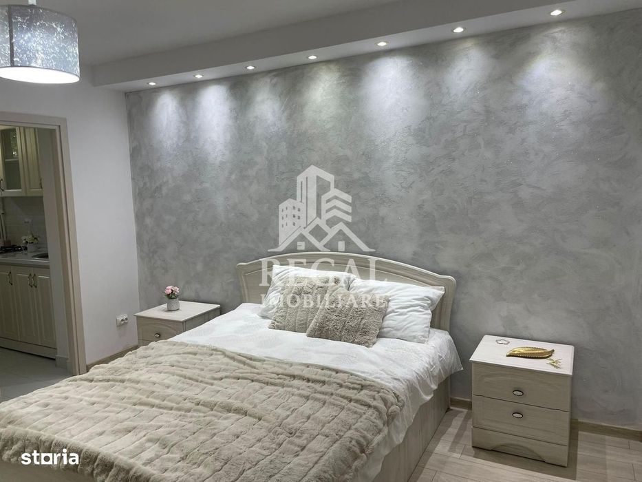 Garsonieră de închiriat – modernă, complet utilată, în zona centrală