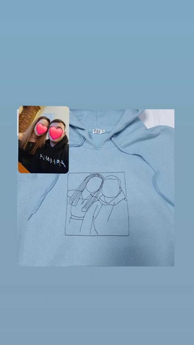 Персонализиран подарък за Свети Валентин / Худи с ваша снимка