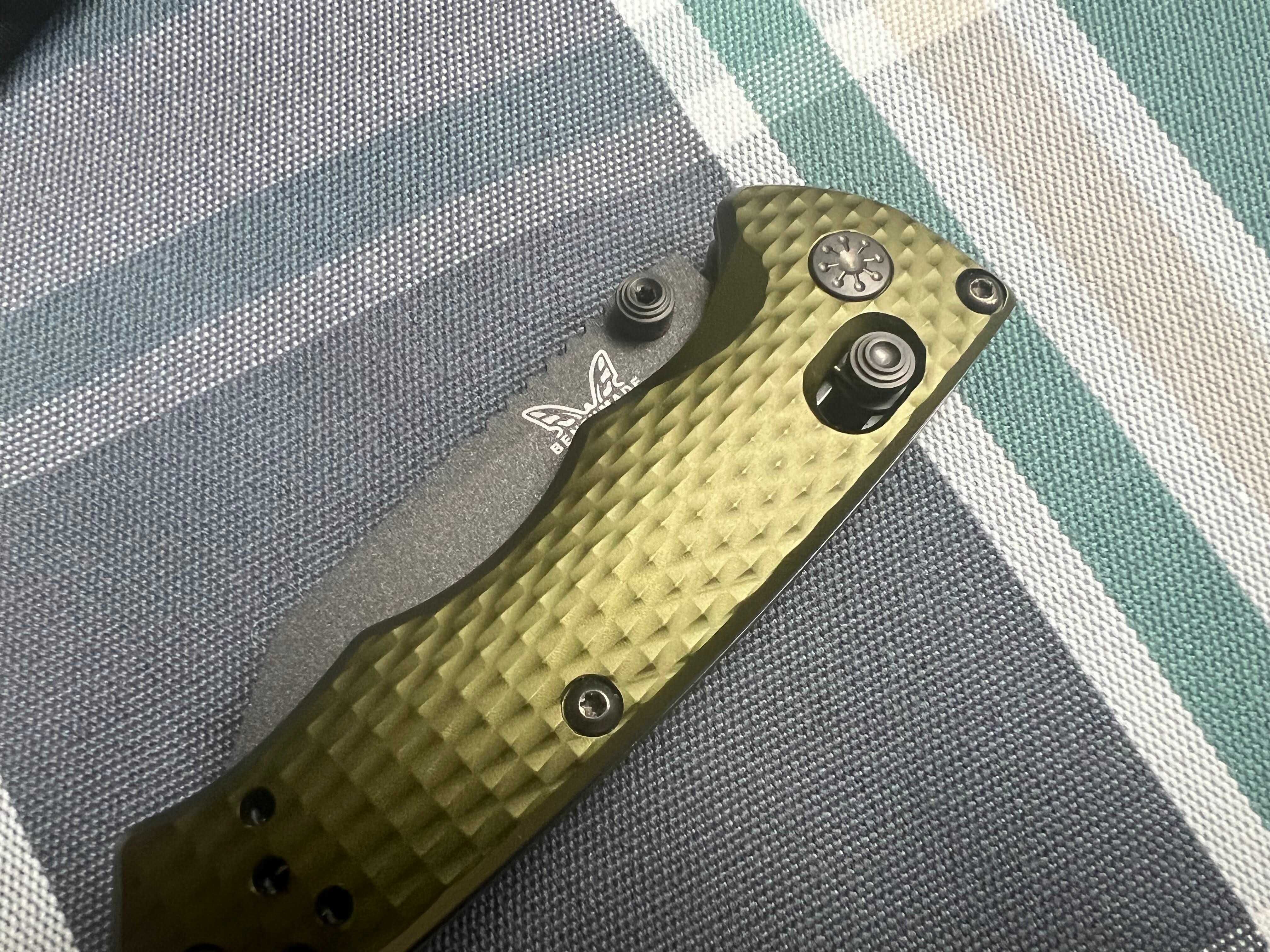 Benchmade 290BK-2 Full Immunity CPM-M4 Flat Woodland Green Чисто нов!