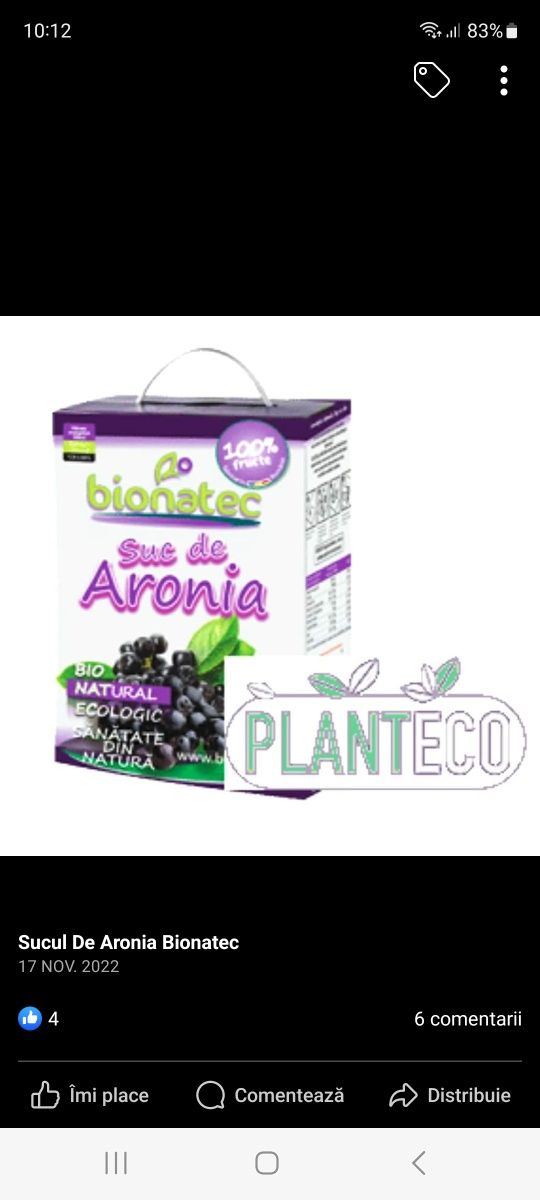 Suc natural de Aronia 3L