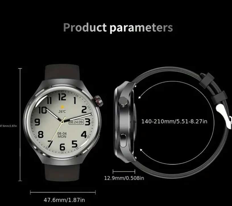 2024 New Men's Smart Watch 4 PRO 1.53-inch