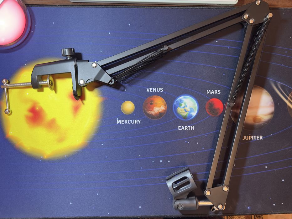 Brat de microfon reglabil