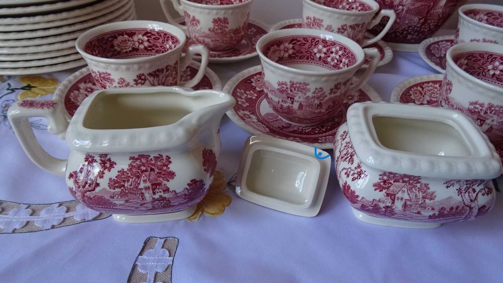 Винтидж Villeroy & Boch,  декор Rusticana със забележки.